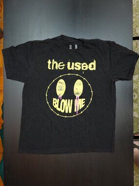 RARE "Blow Me Away" Shirt The Used Sz Unisex Mens L HEARTWORK ERA